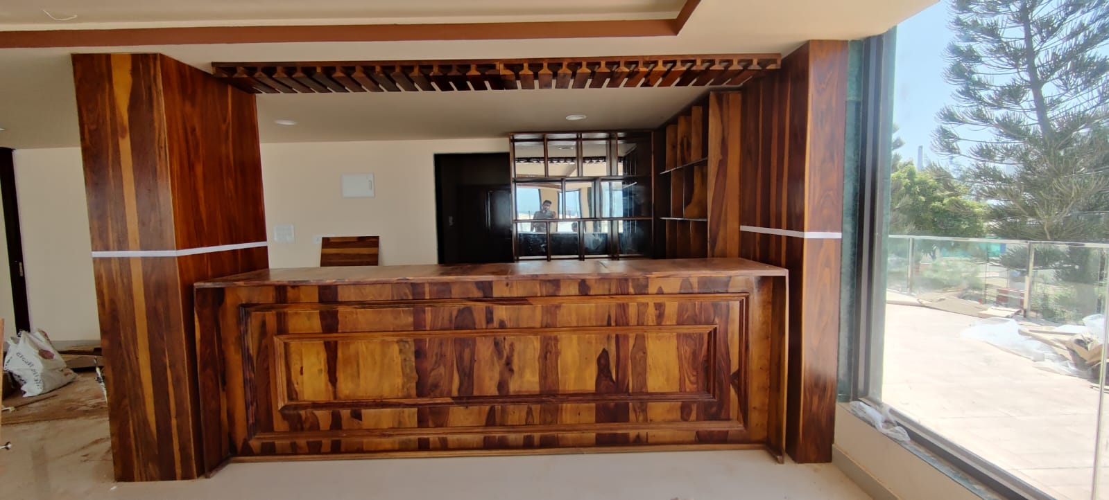 Bar in Okha at Indian Coast Guard Navy